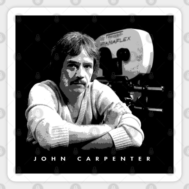 John Carpenter - Portrait Sticker by TheMarineBiologist